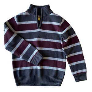 Rumi + Ryder Boys Quarter Zip Mock Neck Sweater